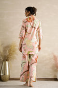 Pastel Pink Floral Cotton Coord Set | Co-Ord Set | Shop stylish women's clothing online at Label Flavia |