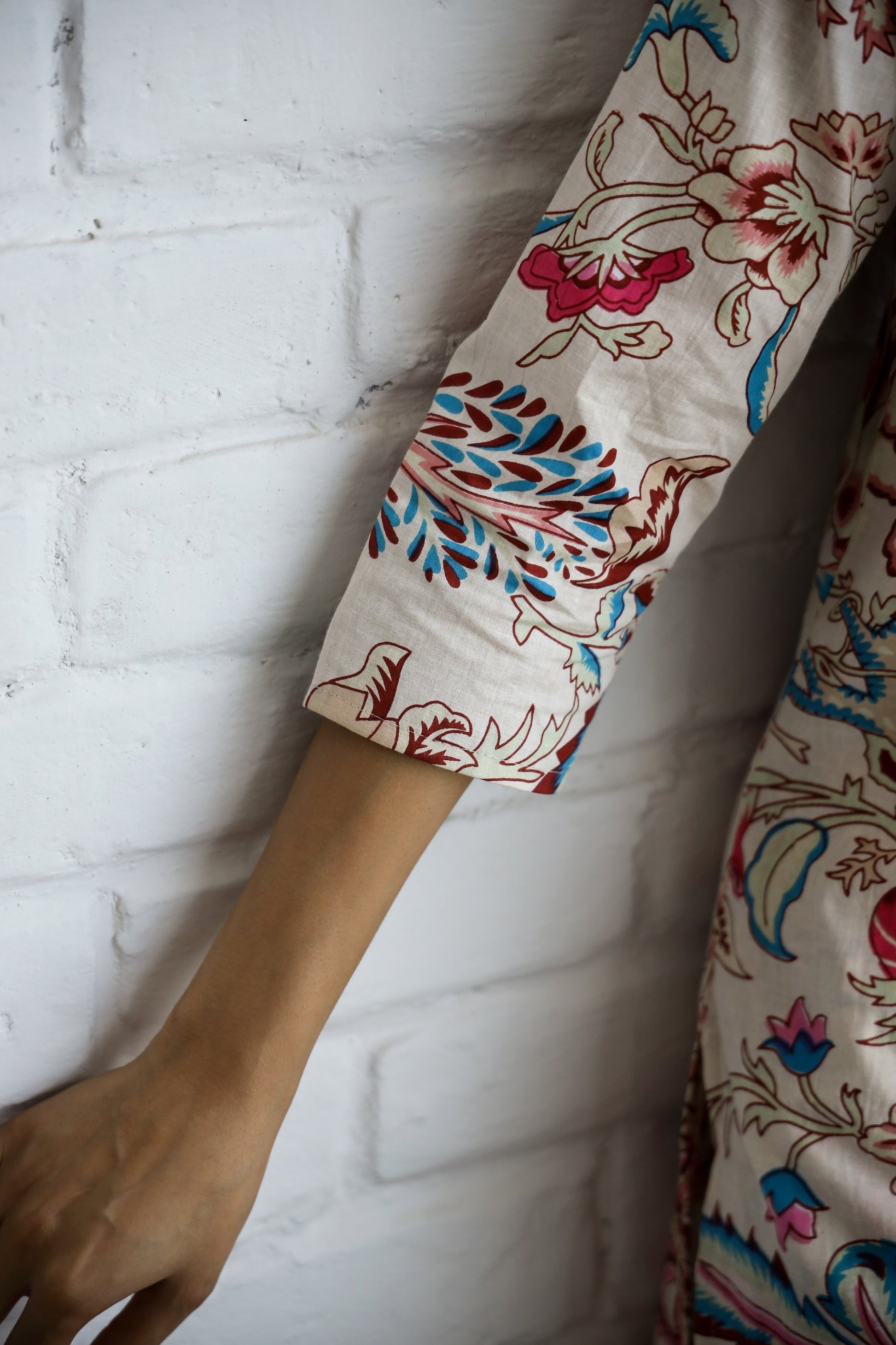 Botanic Multicolor Jaal Cotton Coord Set | Co-Ord Set | Shop stylish women's clothing online at Label Flavia |