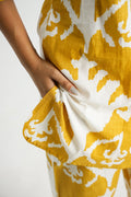 Yellow Motif Organic Printed Pure Cotton Loungewear Set | | Shop stylish women's clothing online at Label Flavia |