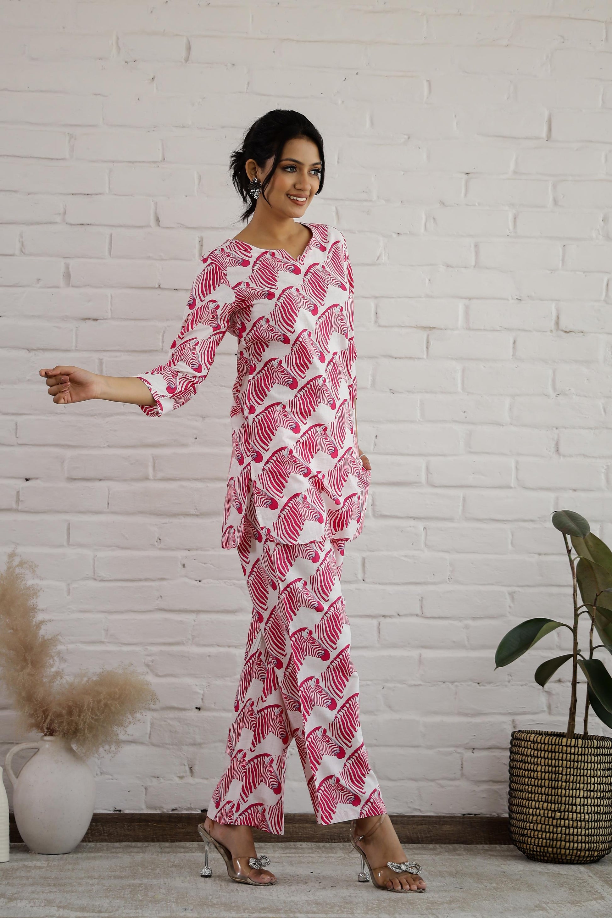 Cotton Printed Co-ord Set | Co-Ord Set | Shop stylish women's clothing online at Label Flavia |