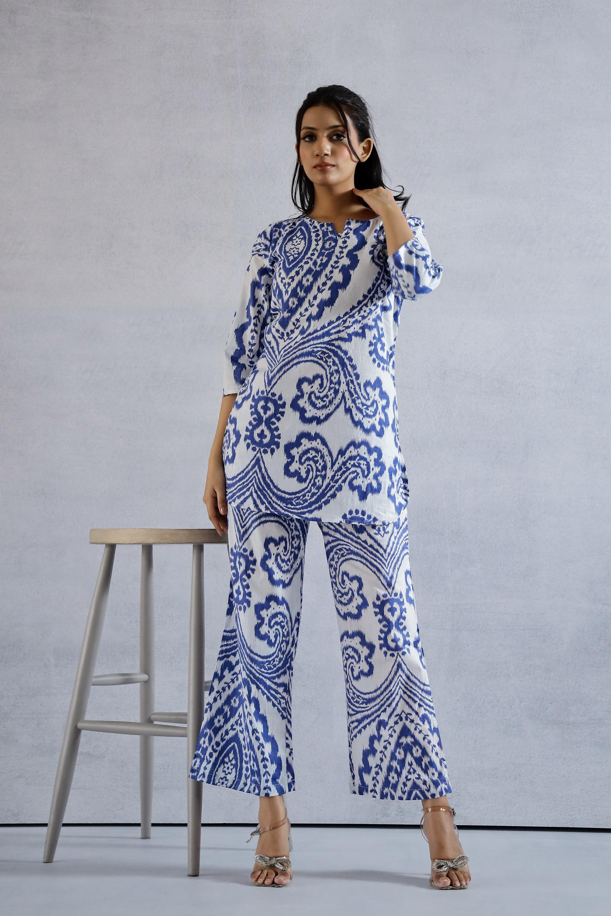 Cotton Printed Co-ord Set | Co-Ord Set | Shop stylish women's clothing online at Label Flavia |