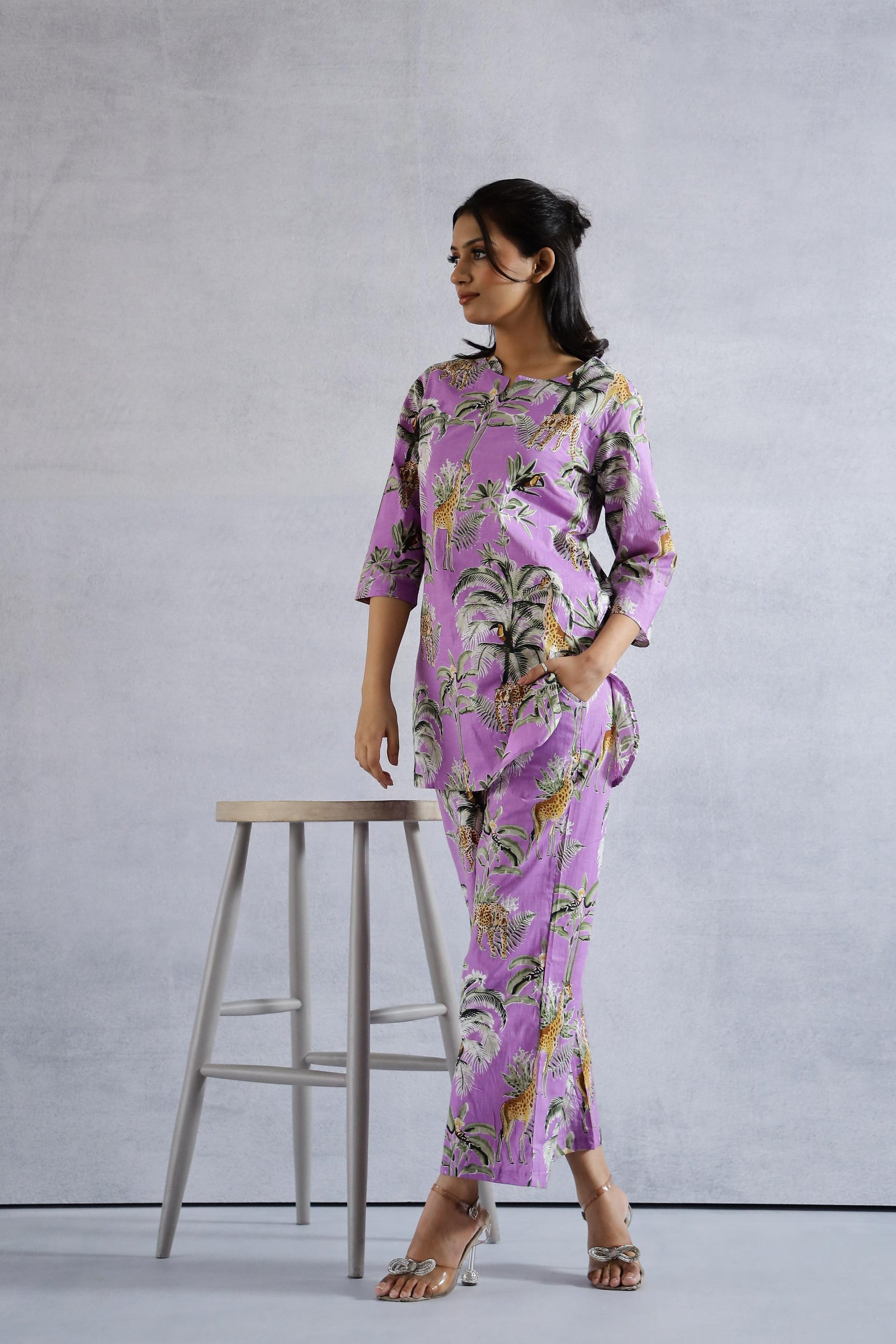 Cotton Printed Co-ord Set | Co-Ord Set | Shop stylish women's clothing online at Label Flavia |