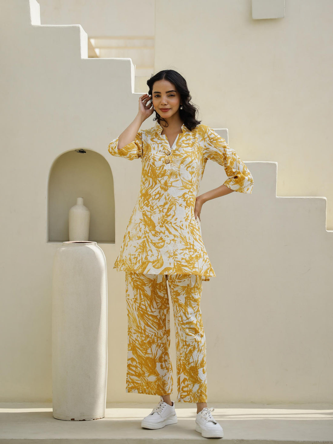 Cotton Printed Co-ord Set | Co-Ord Set | Shop stylish women's clothing online at Label Flavia |