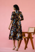 Cotton Printed Dress | A-Line Dress | Shop stylish women's clothing online at Label Flavia |