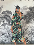 Cotton Printed Dress | A-Line Dress | Shop stylish women's clothing online at Label Flavia |