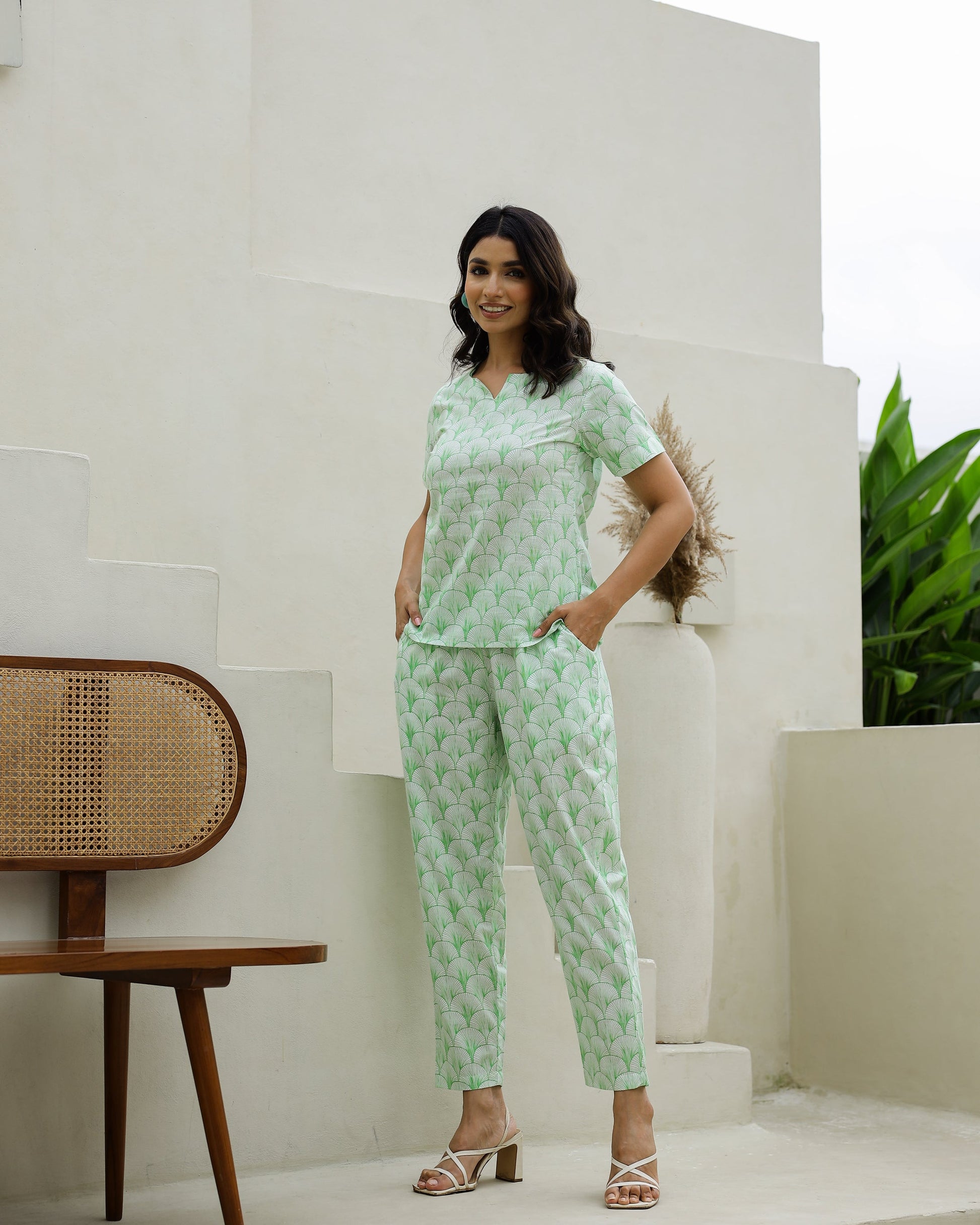 Cotton Printed Co-ord Set | Co-Ord Set | Shop stylish women's clothing online at Label Flavia |