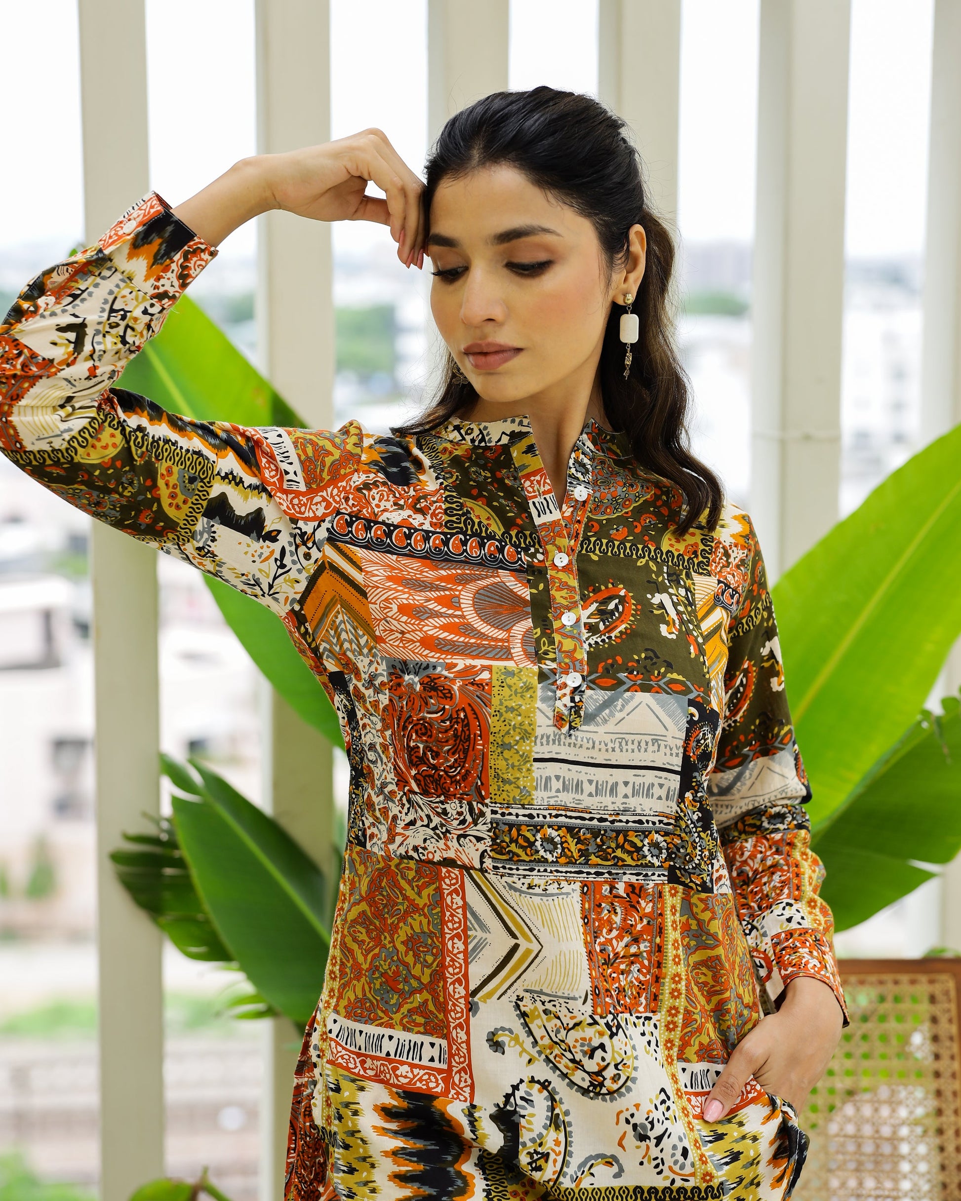 Cotton Printed Co-ord Set | Co-Ord Set | Shop stylish women's clothing online at Label Flavia |