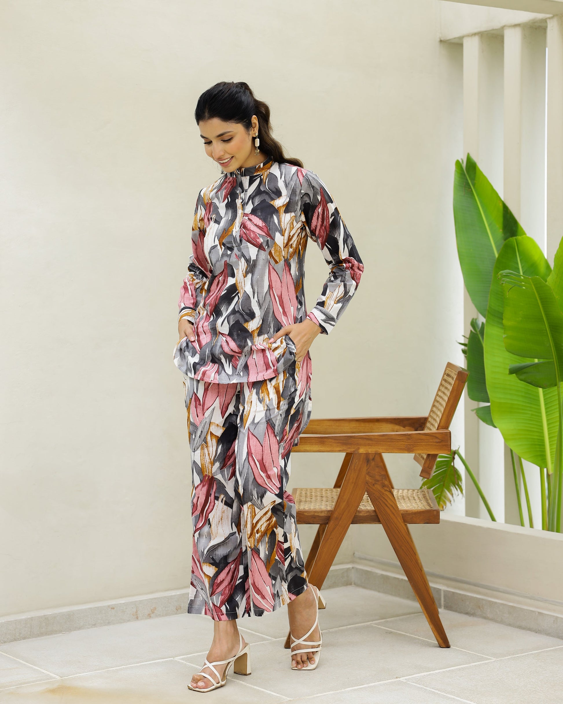 Cotton Printed Co-ord Set | Co-Ord Set | Shop stylish women's clothing online at Label Flavia |