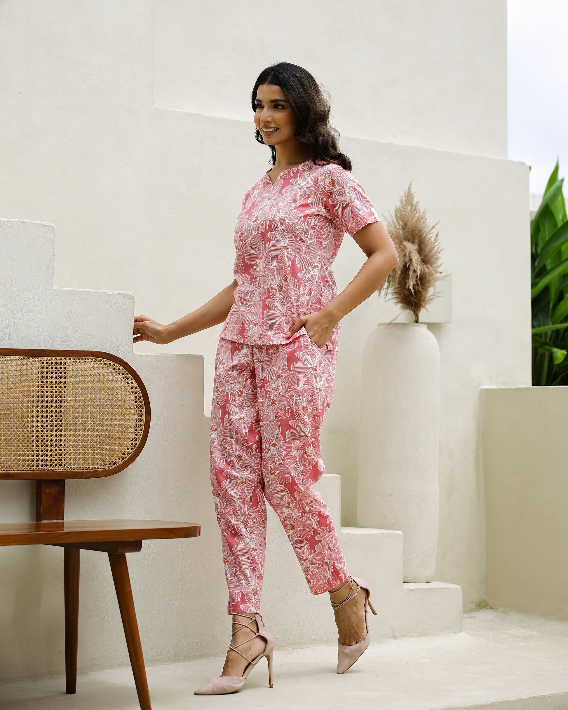 Cotton Printed Co-ord Set | Co-Ord Set | Shop stylish women's clothing online at Label Flavia |