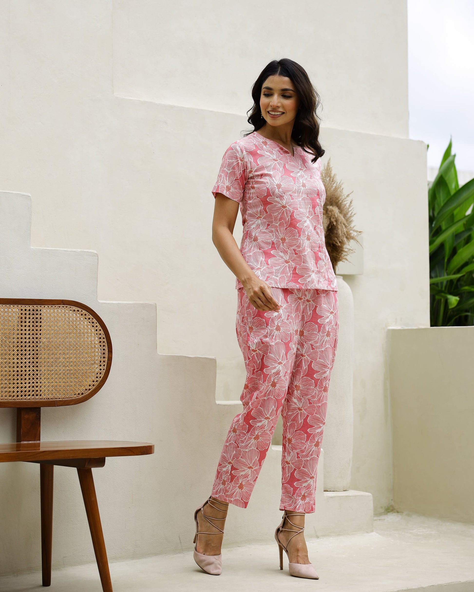 Cotton Printed Co-ord Set | Co-Ord Set | Shop stylish women's clothing online at Label Flavia |