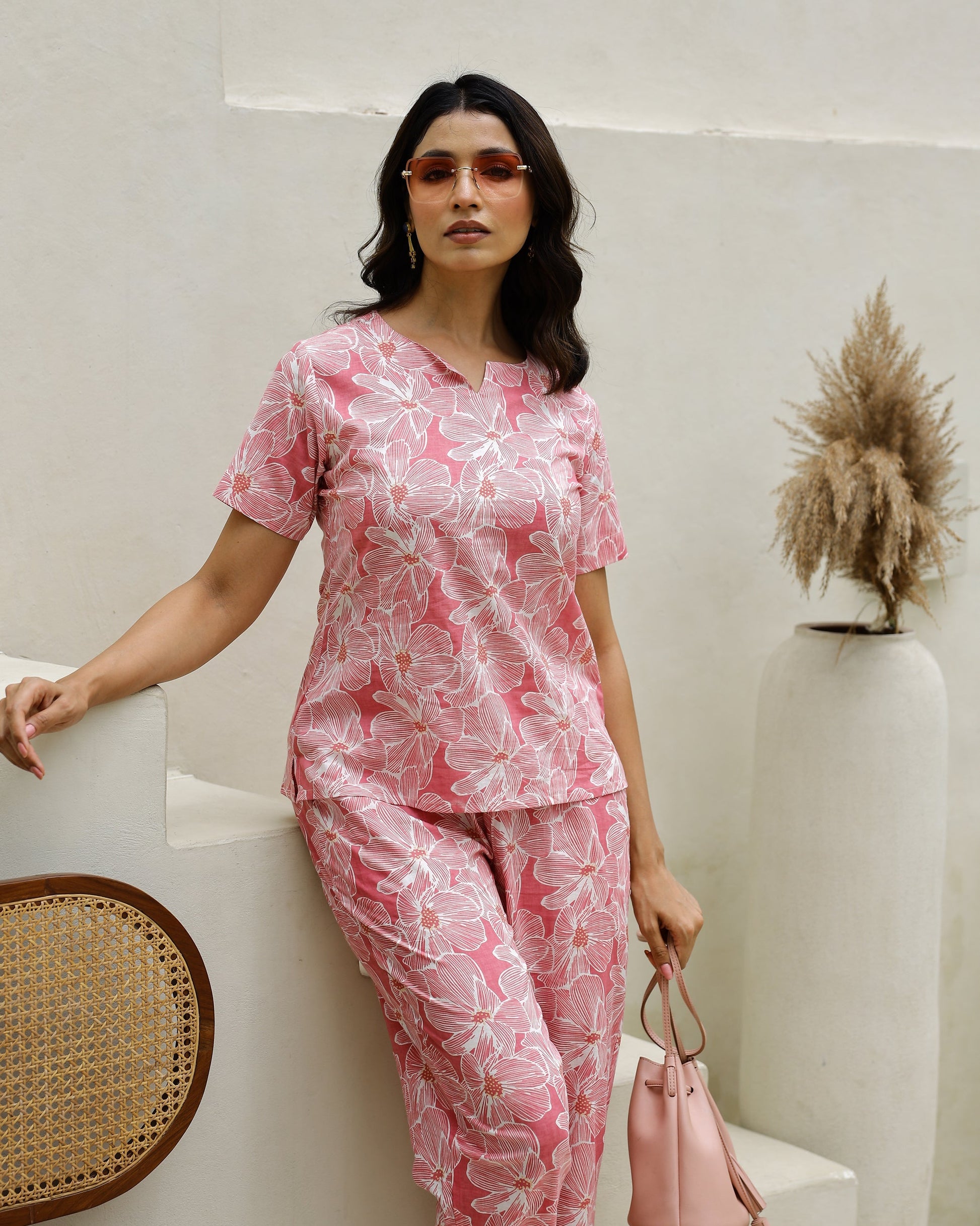 Cotton Printed Co-ord Set | Co-Ord Set | Shop stylish women's clothing online at Label Flavia |