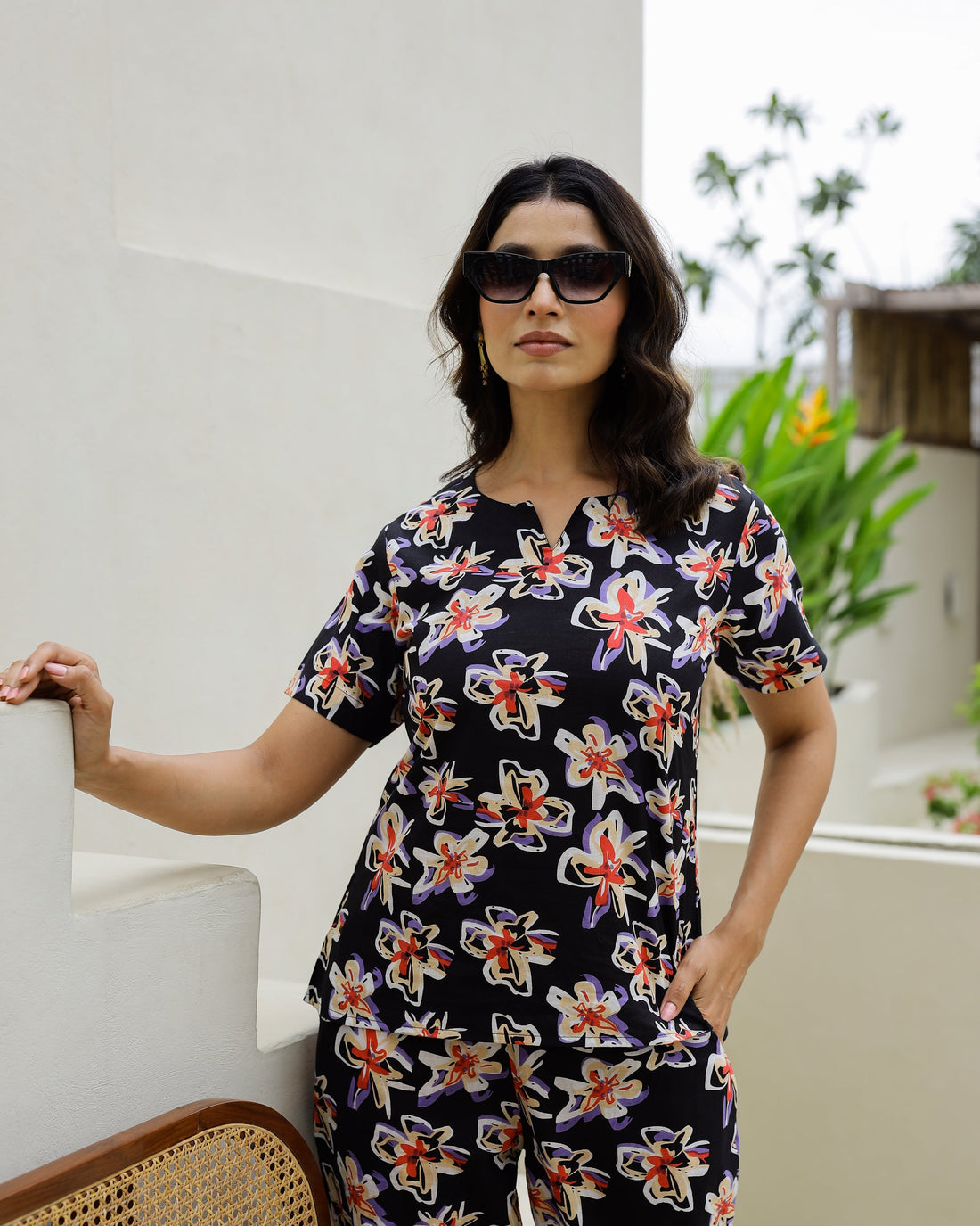 Cotton Printed Co-ord Set | Co-Ord Set | Shop stylish women's clothing online at Label Flavia |