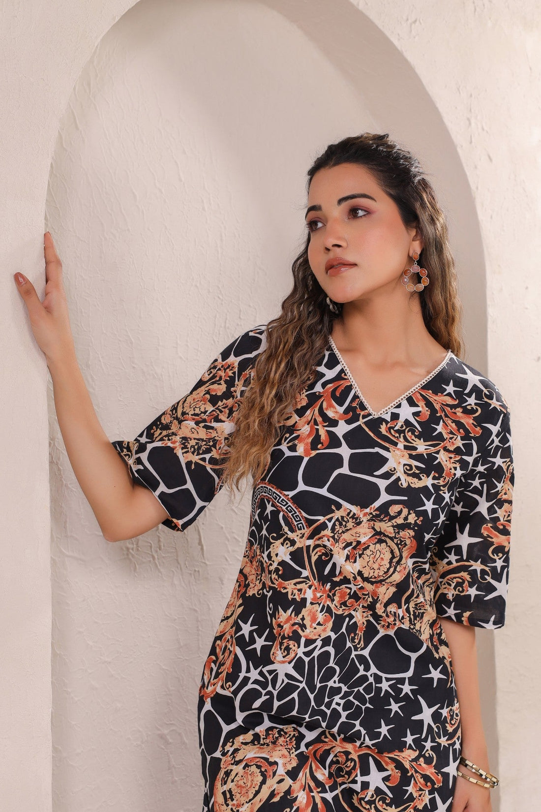 Luxe Ornate Print Co-ord Set – Unparalleled Elegance in Every Detail