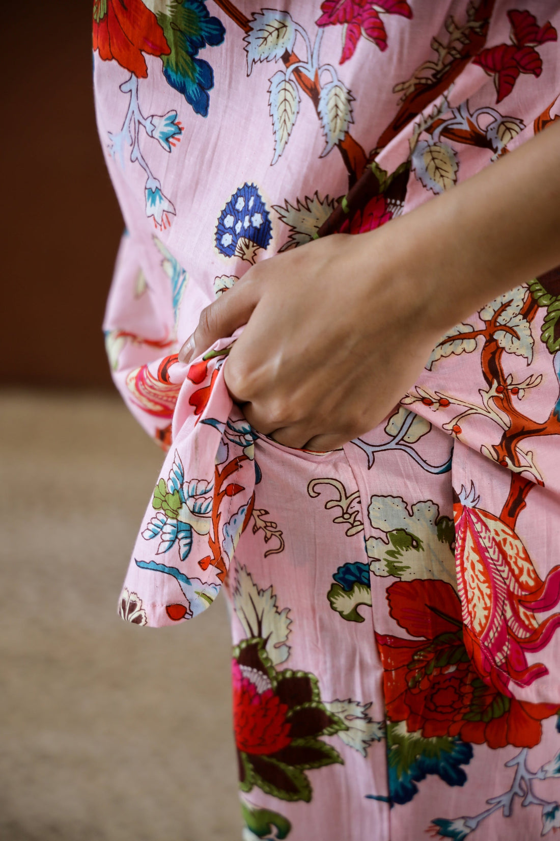 Pink Floral Cotton Coord Set | Co-Ord Set | Shop stylish women's clothing online at Label Flavia |