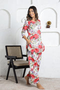 Bold Floral Co-Ord Set - Fresh, Colorful & Comfortable | Co-Ord Set | Shop stylish women's clothing online at Label Flavia |