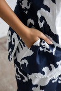Trendy Blue & White Print Cotton Dream Co-Ord Set – Perfect for Any Occasion | Co-Ord Set | Shop stylish women's clothing online at Label Flavia |