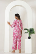 Pink Floral Lounge Set - Fresh, Feminine & Comfortable | Co-Ord Set | Shop stylish women's clothing online at Label Flavia |