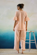 Peach Winter Wear | Co-Ord Set | Shop stylish women's clothing online at Label Flavia |