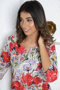 Bold Floral Co-Ord Set - Fresh, Colorful & Comfortable | Co-Ord Set | Shop stylish women's clothing online at Label Flavia |