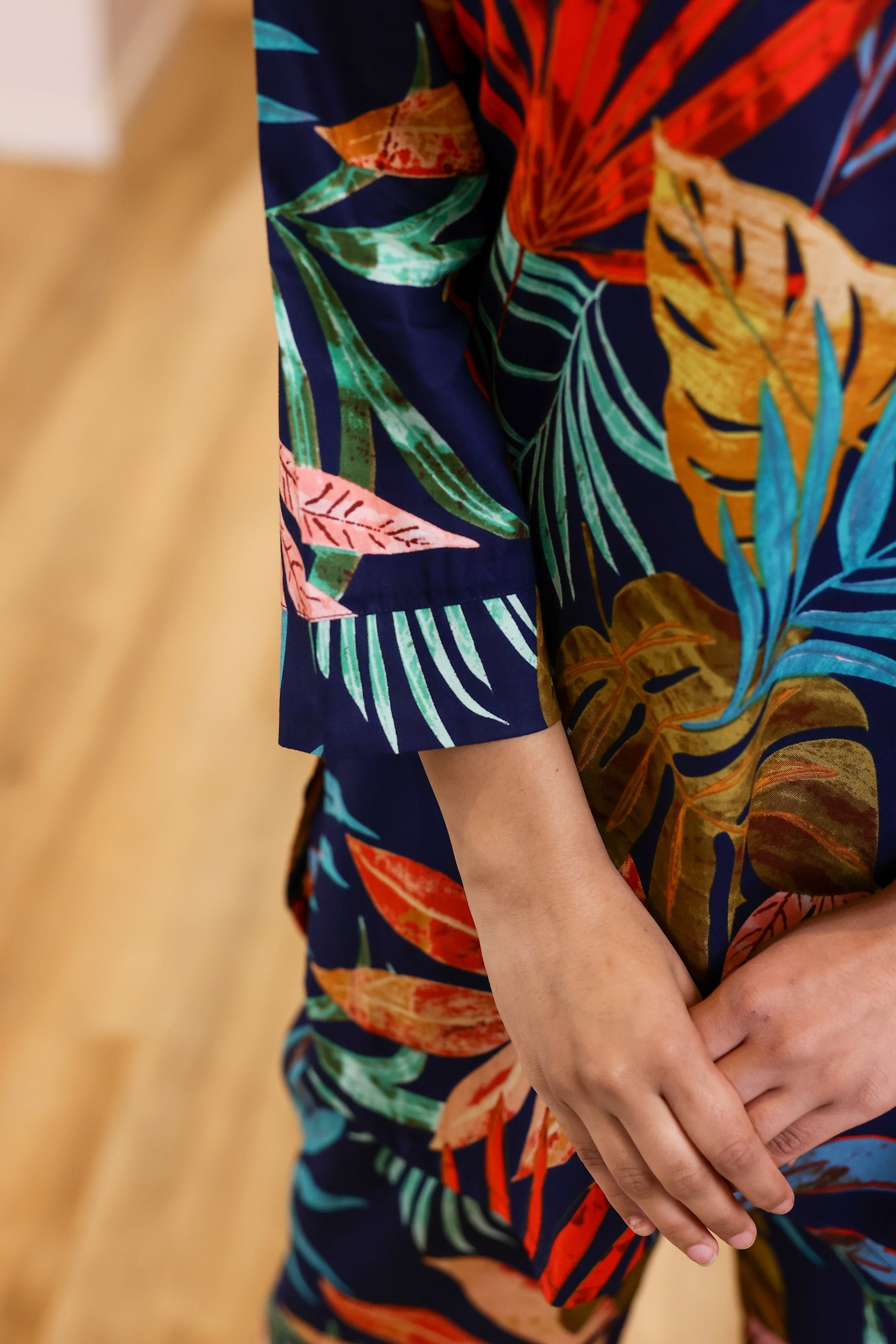 Cotton Printed Straight Cord Set | Co-Ord Set | Shop stylish women's clothing online at Label Flavia |