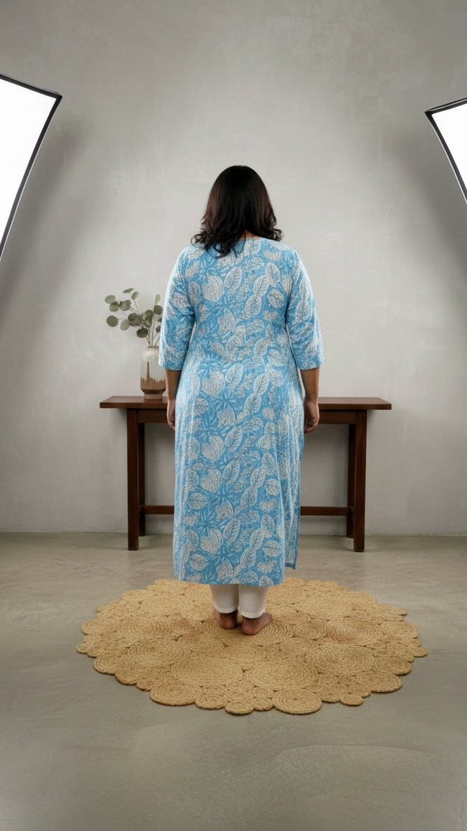 Plus Size Printed Kurta