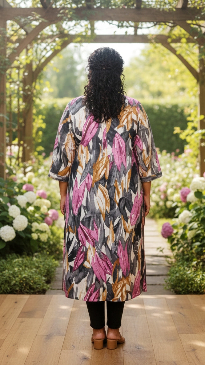 Plus Size Printed Kurta