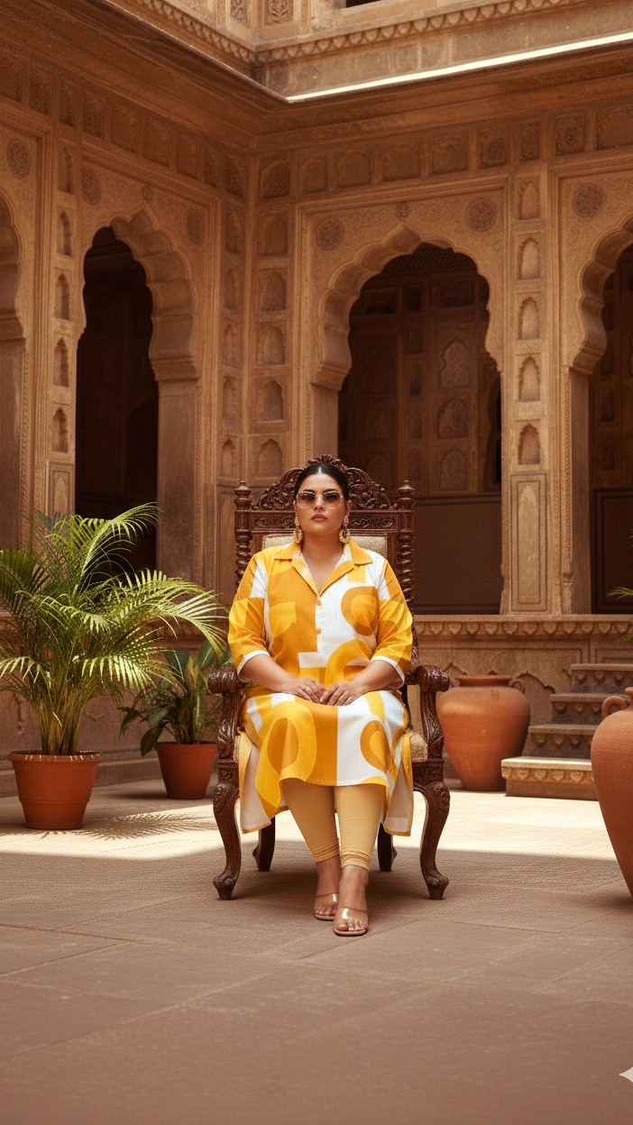 Ethnic Chic Plus Size Kurta