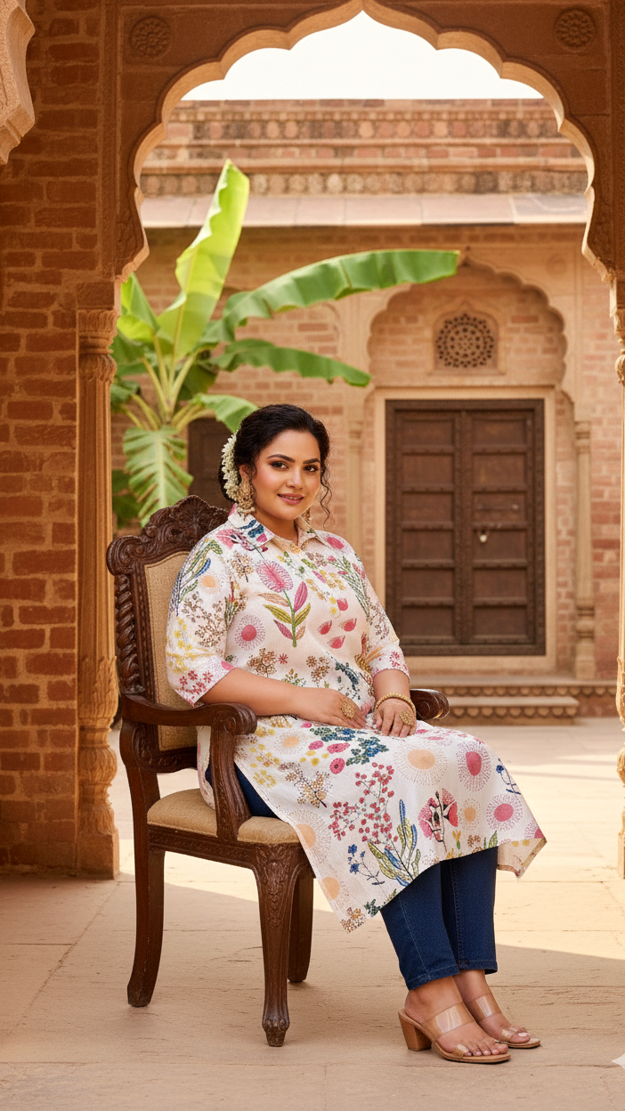 Designer Touch Plus Size Kurta