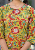 Cotton Printed Straight Fit Kurta Set | | Shop stylish women's clothing online at Label Flavia |