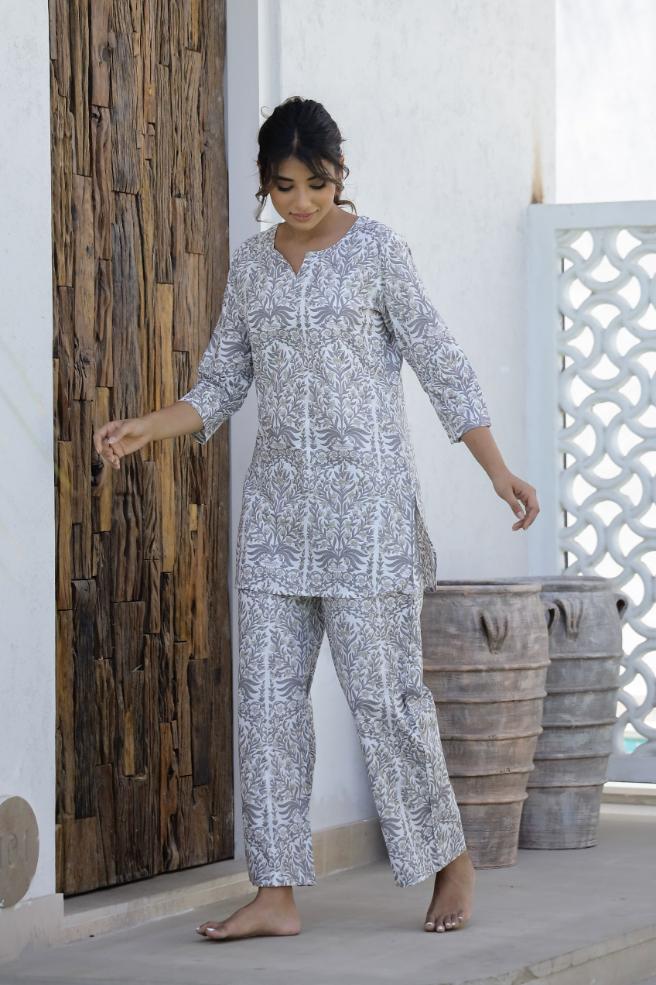 Cotton printed co-ord set | Co-Ord Set | Shop stylish women's clothing online at Label Flavia |