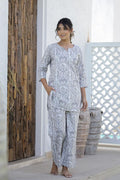 Cotton printed co-ord set | Co-Ord Set | Shop stylish women's clothing online at Label Flavia |