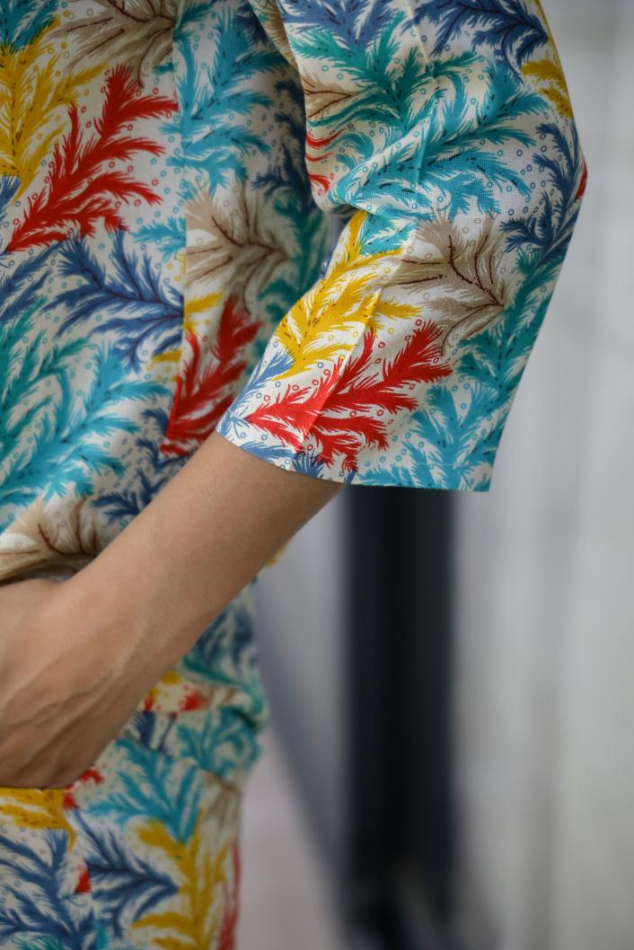 Cotton Printed Cord Suit | Co-Ord Set | Shop stylish women's clothing online at Label Flavia |