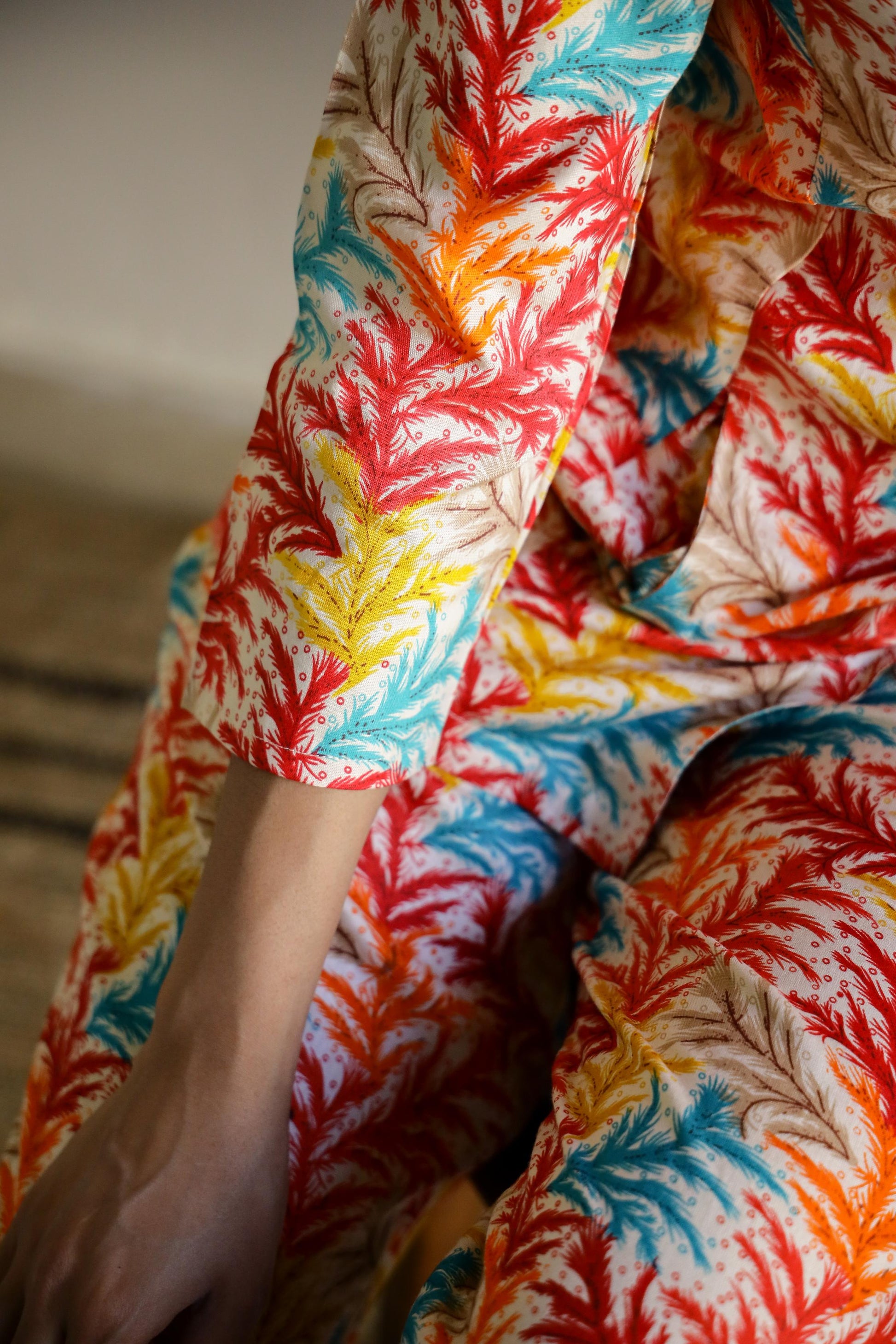 Rayon Printed Cord Set | Co-Ord Set | Shop stylish women's clothing online at Label Flavia |