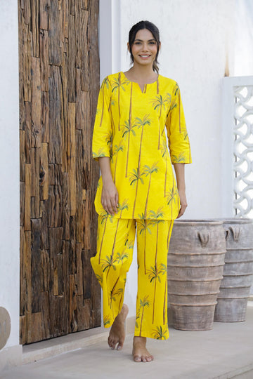 Cotton Printed Cord Set | Co-Ord Set | Shop stylish women's clothing online at Label Flavia |