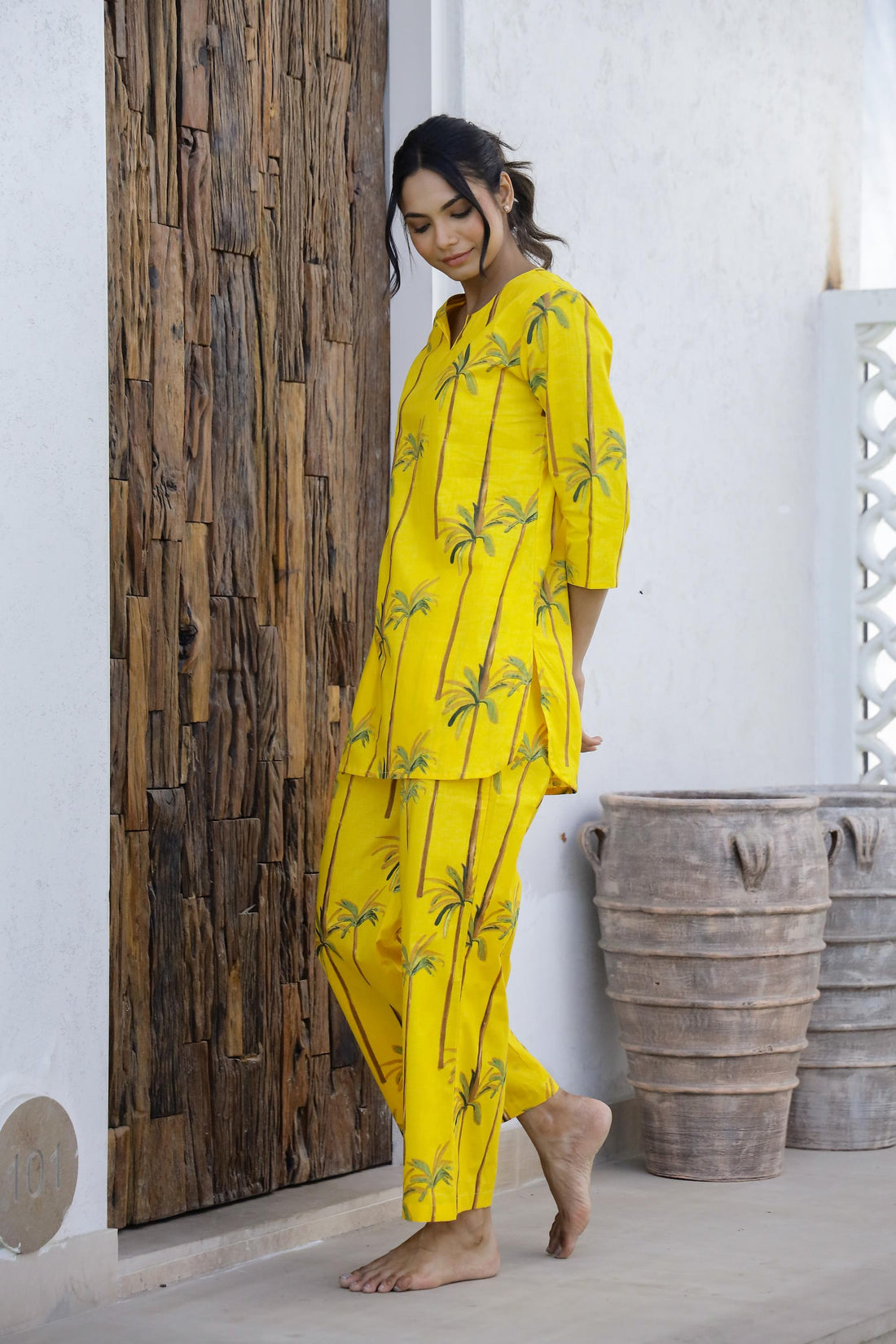 Cotton Printed Cord Set | Co-Ord Set | Shop stylish women's clothing online at Label Flavia |