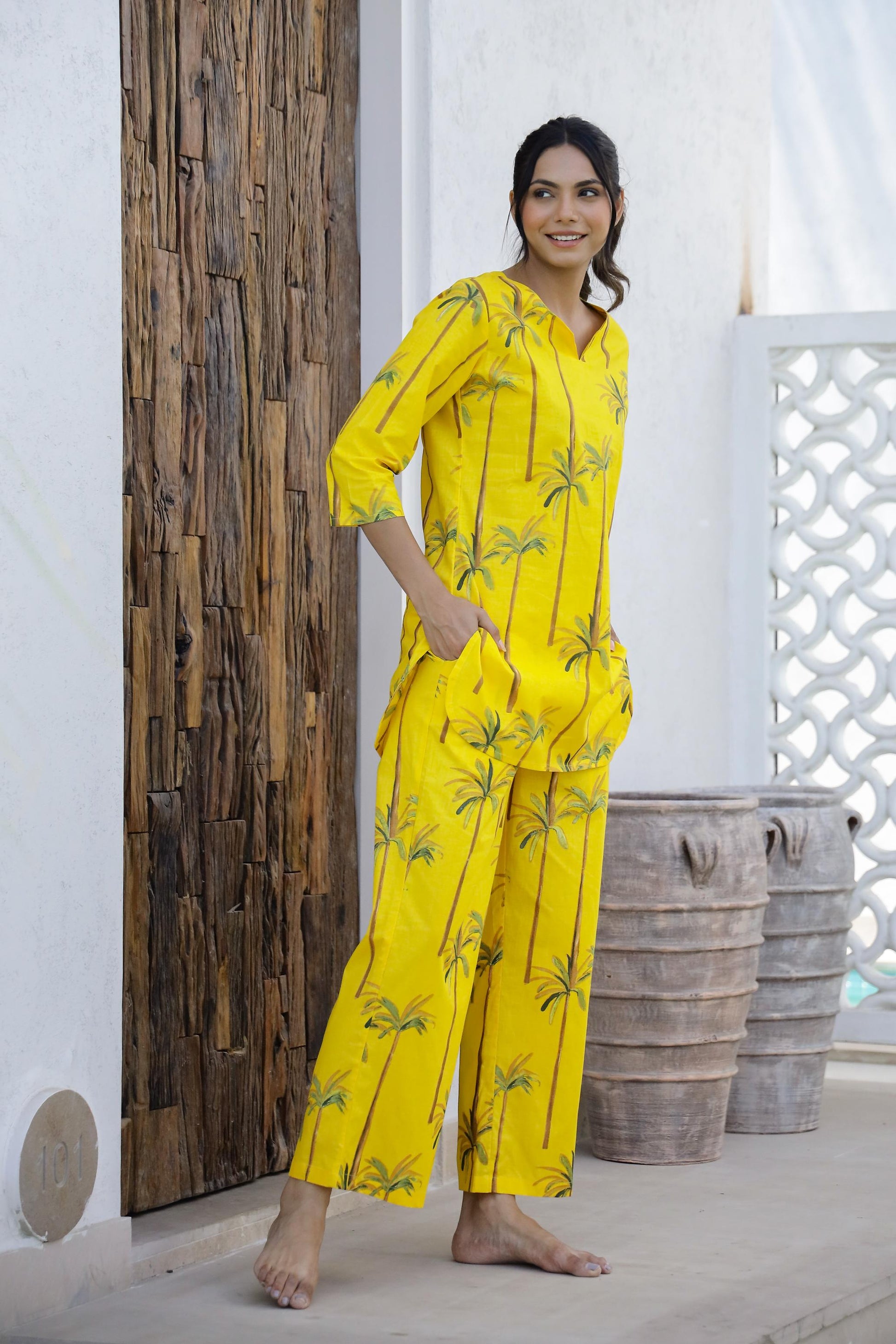 Cotton Printed Cord Set | Co-Ord Set | Shop stylish women's clothing online at Label Flavia |