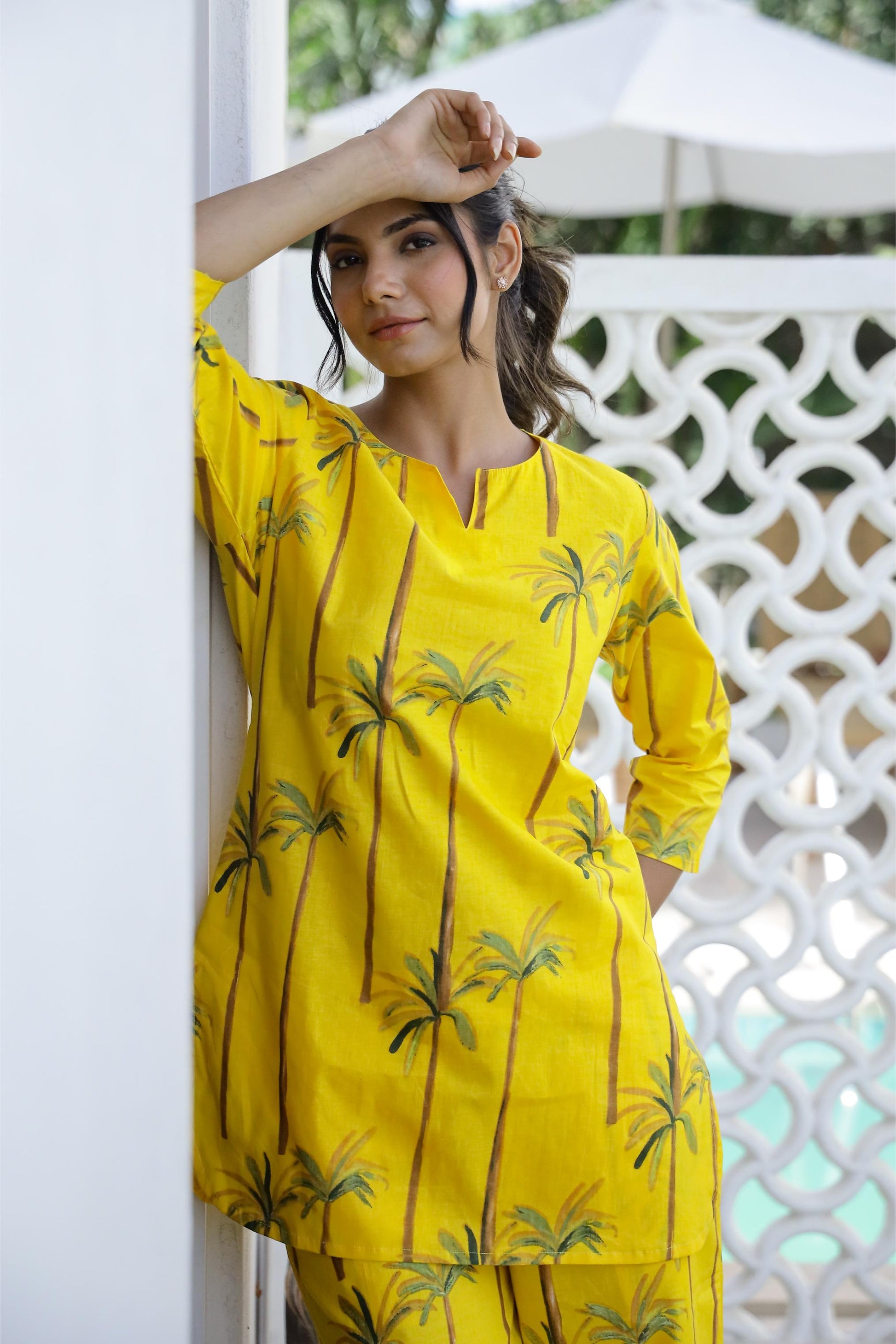 Cotton Printed Cord Set | Co-Ord Set | Shop stylish women's clothing online at Label Flavia |