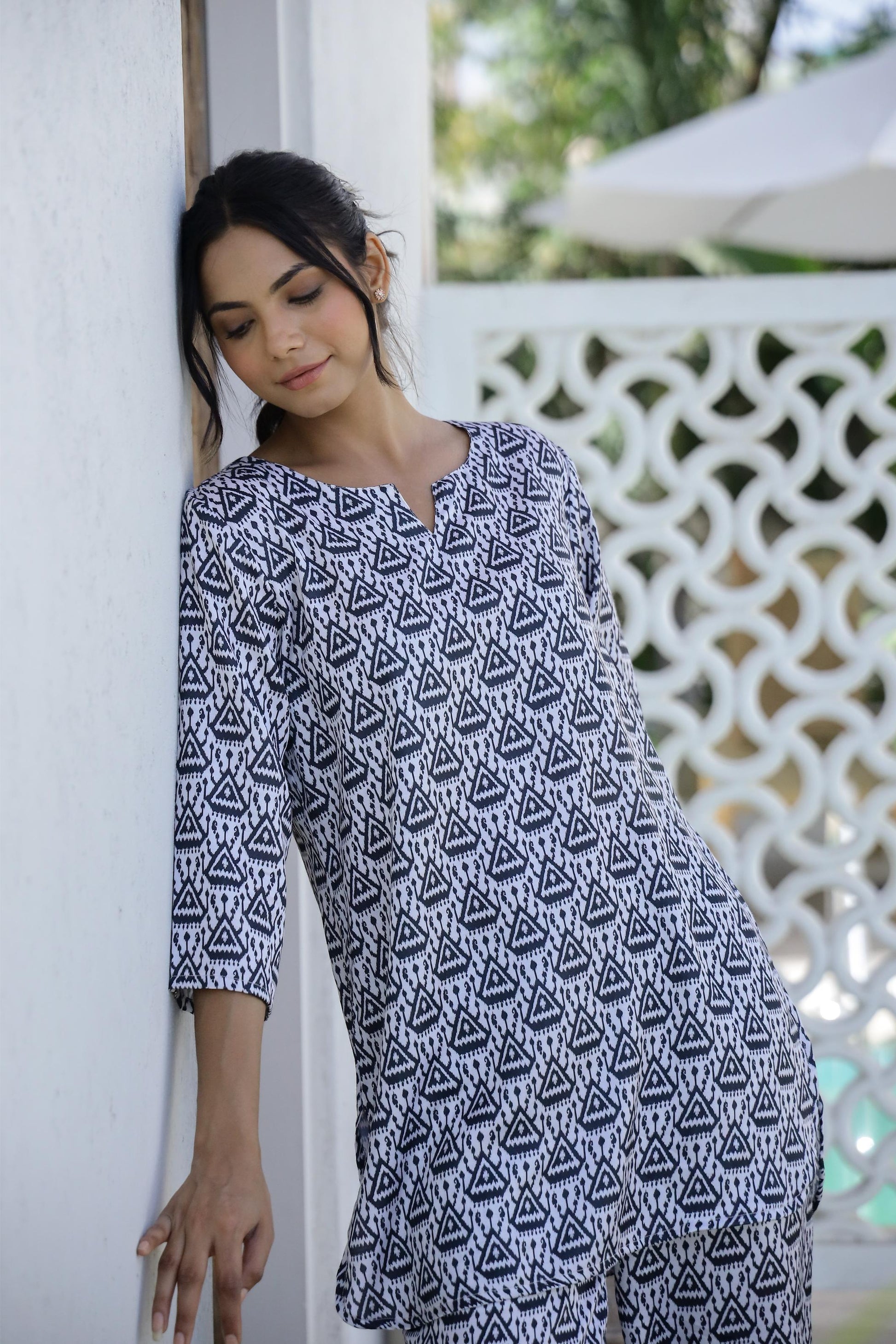 Cotton Printed Cord Set | Co-Ord Set | Shop stylish women's clothing online at Label Flavia |