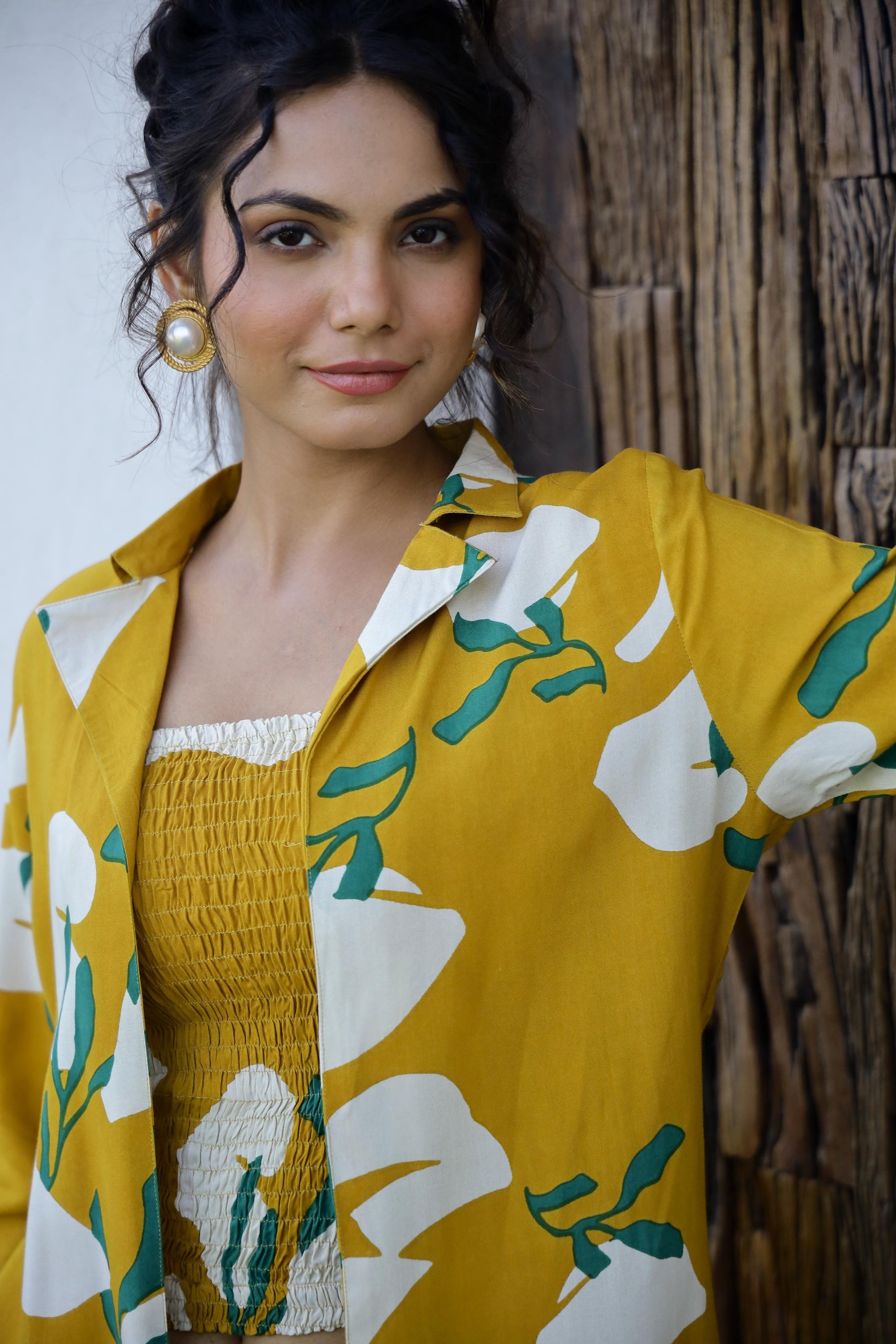 Rayon printed crop top plazzo set | Co-Ord Set | Shop stylish women's clothing online at Label Flavia |