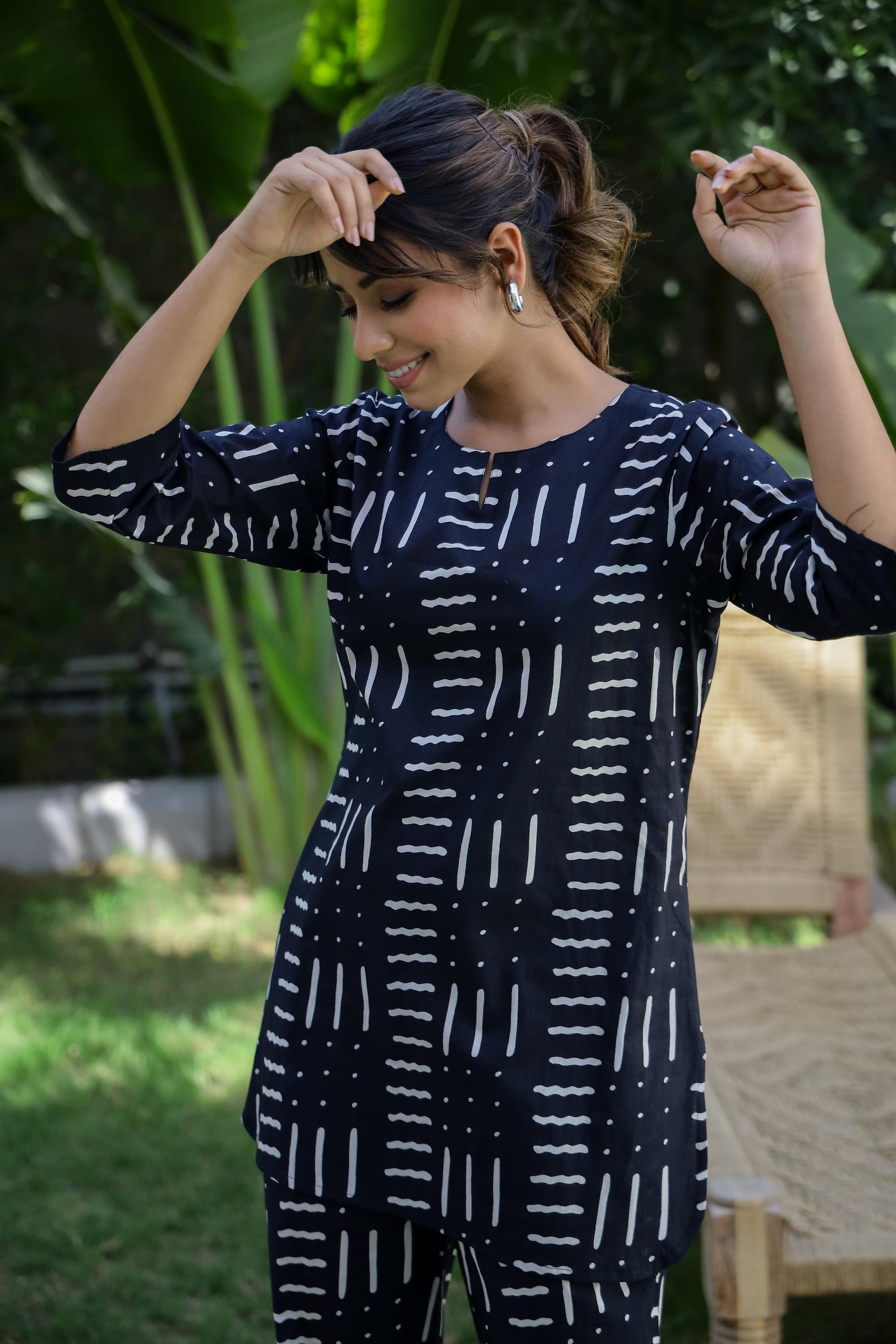 Cotton Printed Cord Set | Co-Ord Set | Shop stylish women's clothing online at Label Flavia |