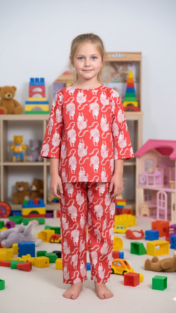 Girls Red Coord Set