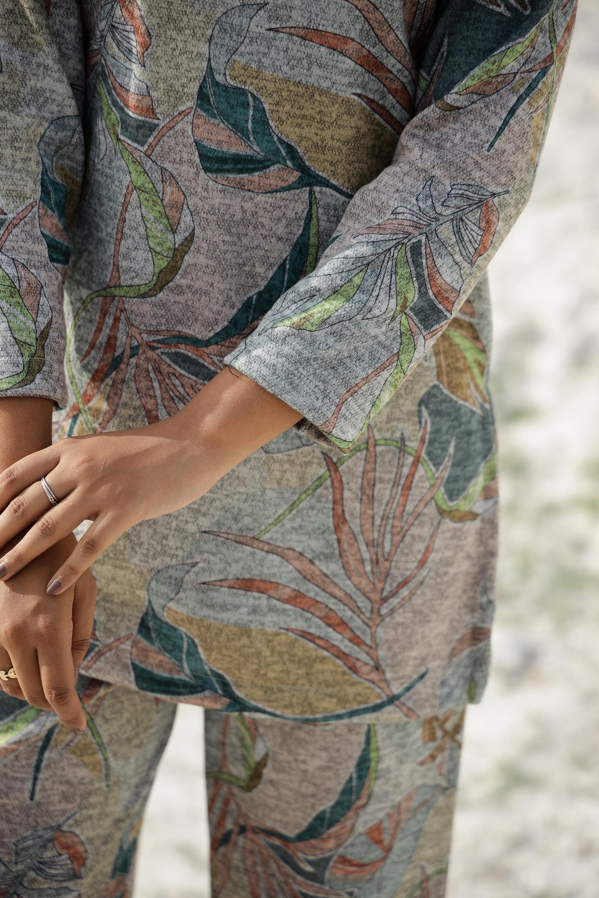 Elegant Pashmina Woolen Co-ord Set for Indian Women – Cozy Winter Style | Co-Ord Set | Shop stylish women's clothing online at Label Flavia |