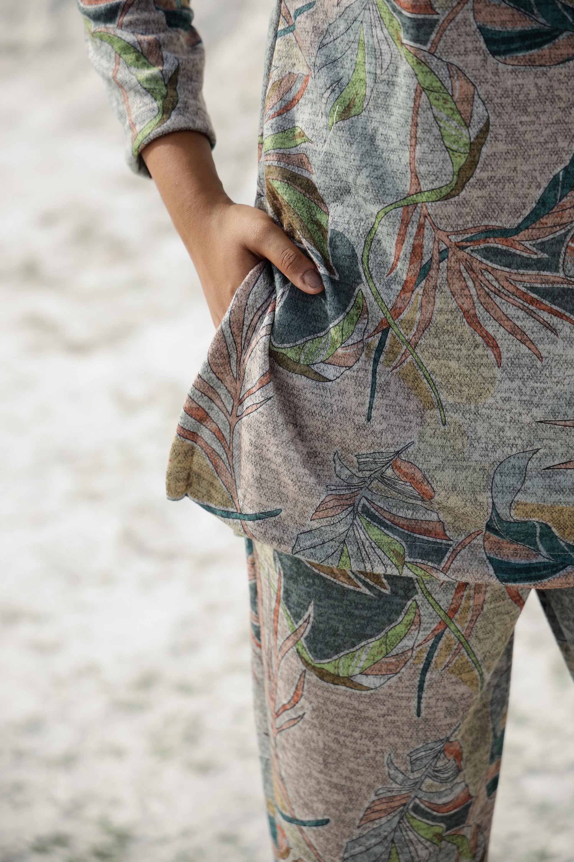 Elegant Pashmina Woolen Co-ord Set for Indian Women – Cozy Winter Style | Co-Ord Set | Shop stylish women's clothing online at Label Flavia |