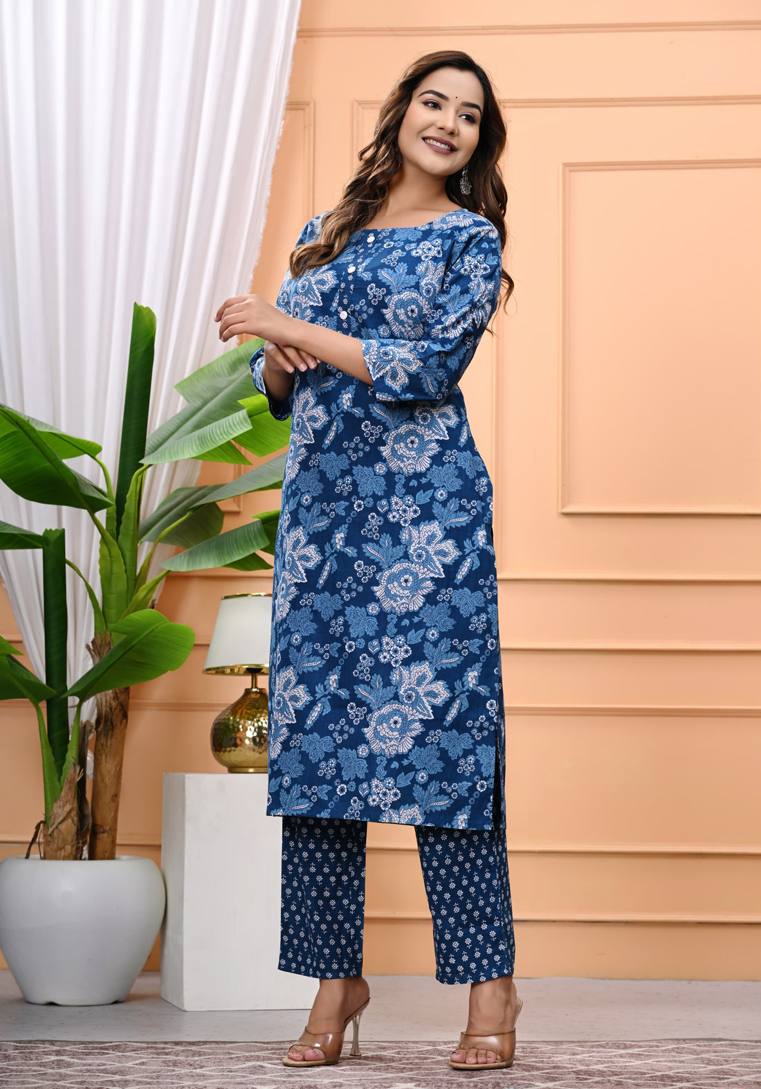 Premium Cotton Printed Kurta Pant Set – All-Day Comfort with Effortless Style