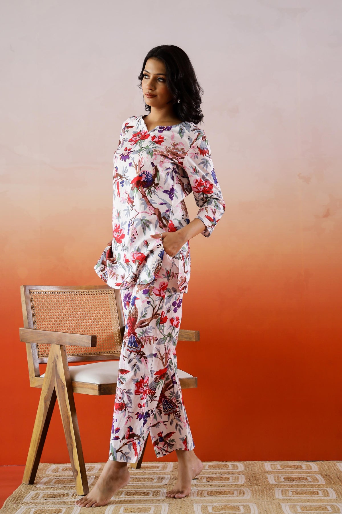 Cotton Printed Co-ord Set | Co-Ord Set | Shop stylish women's clothing online at Label Flavia |
