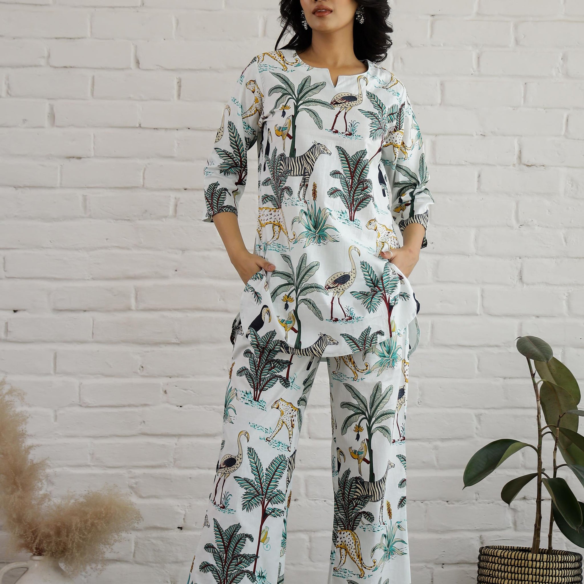 Cotton Printed Co-ord Set | Co-Ord Set | Shop stylish women's clothing online at Label Flavia |