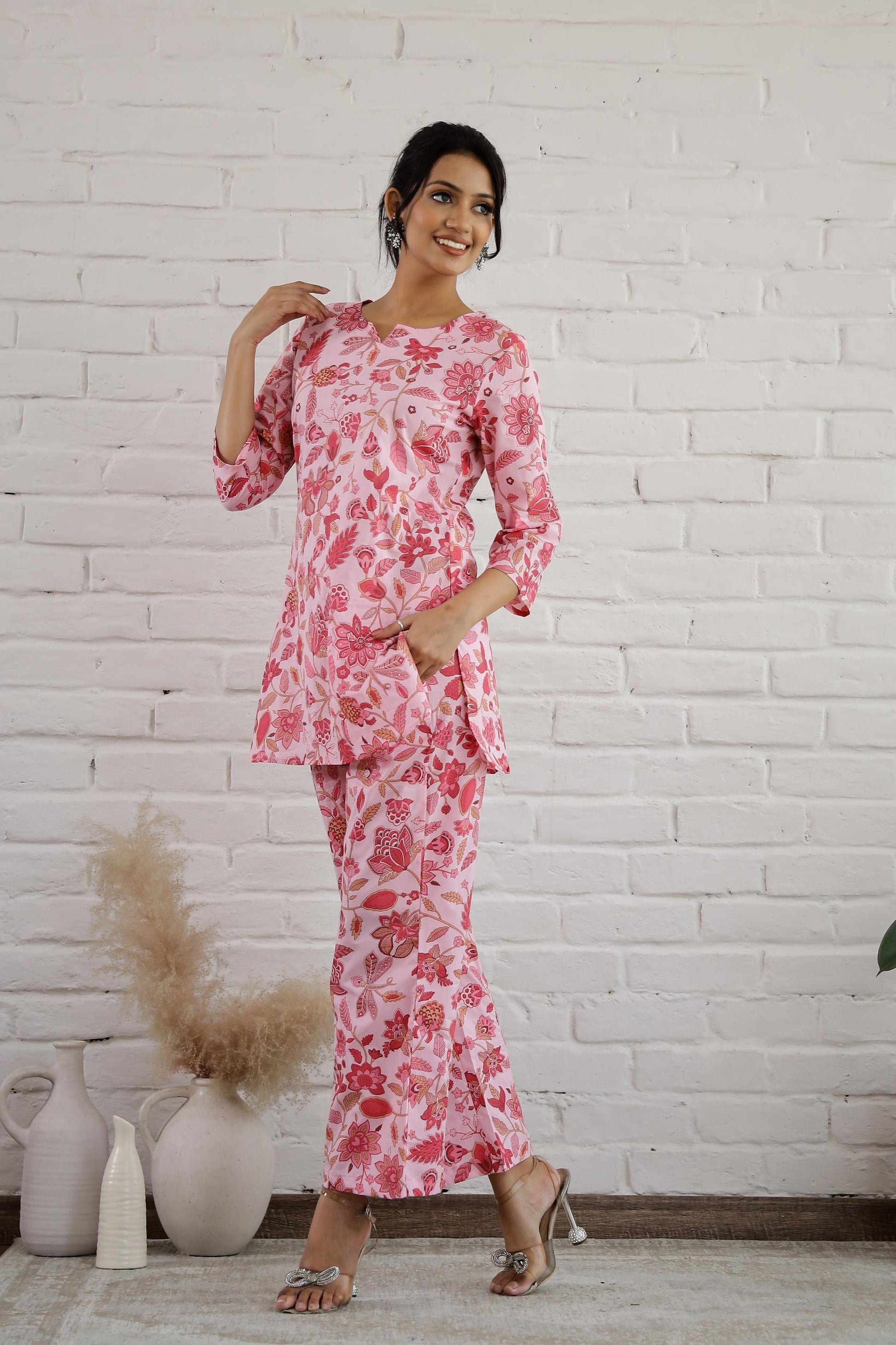 Cotton Printed Co-ord Set | Co-Ord Set | Shop stylish women's clothing online at Label Flavia |