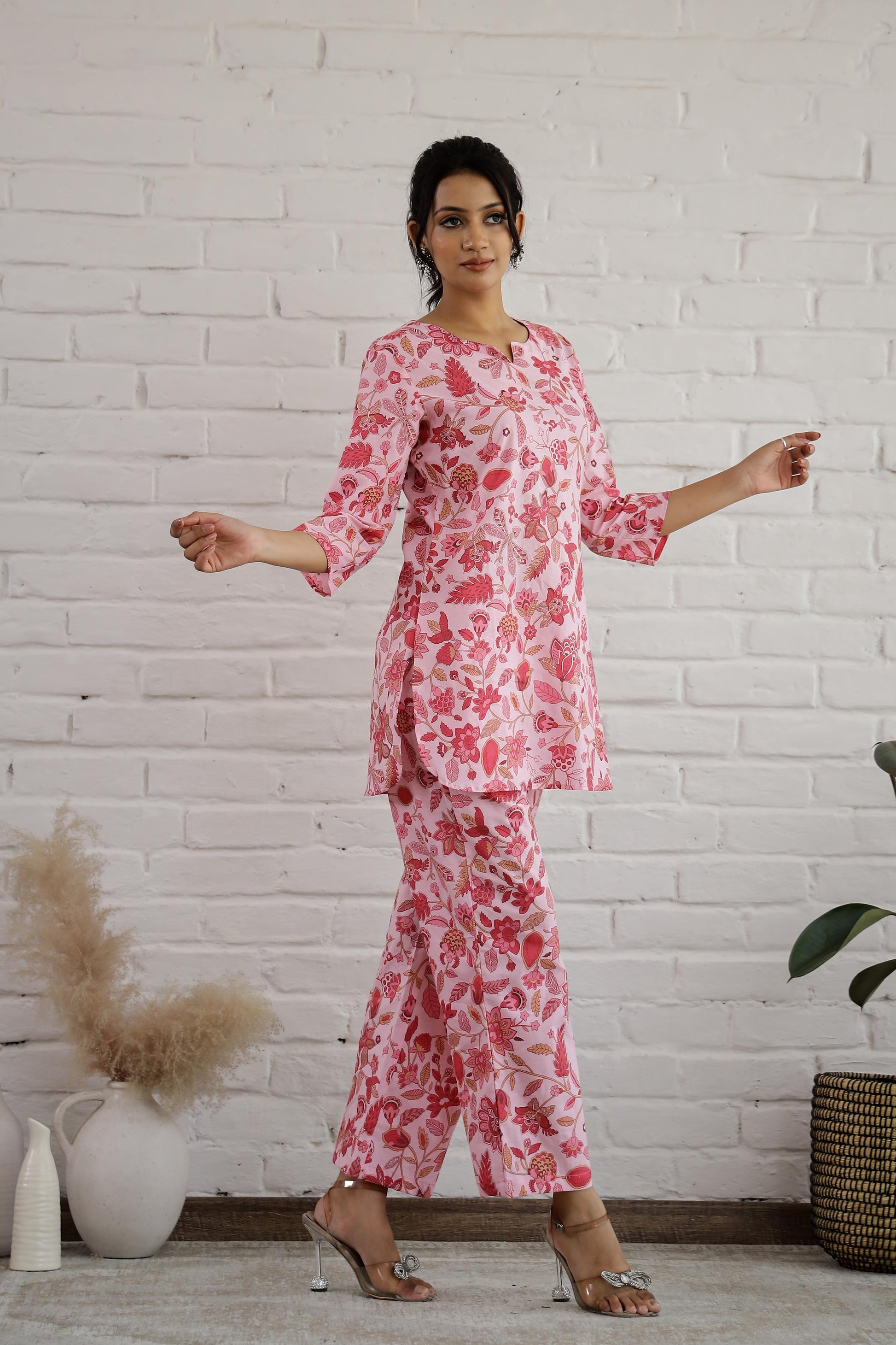 Cotton Printed Co-ord Set | Co-Ord Set | Shop stylish women's clothing online at Label Flavia |