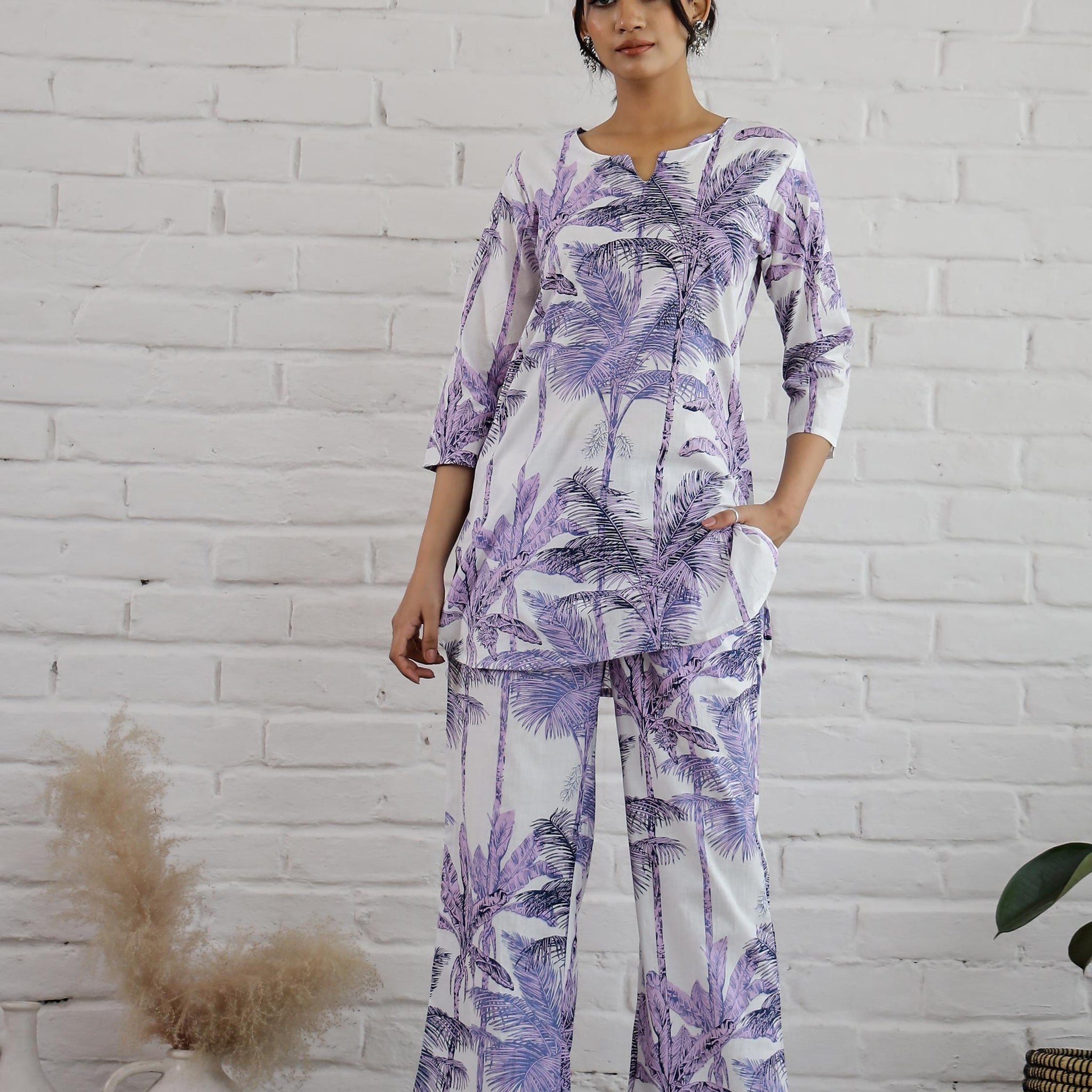 Cotton Printed Co-ord Set | Co-Ord Set | Shop stylish women's clothing online at Label Flavia |