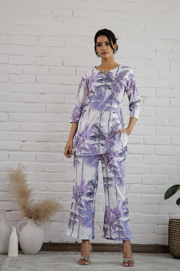 Cotton Printed Co-ord Set | Co-Ord Set | Shop stylish women's clothing online at Label Flavia |